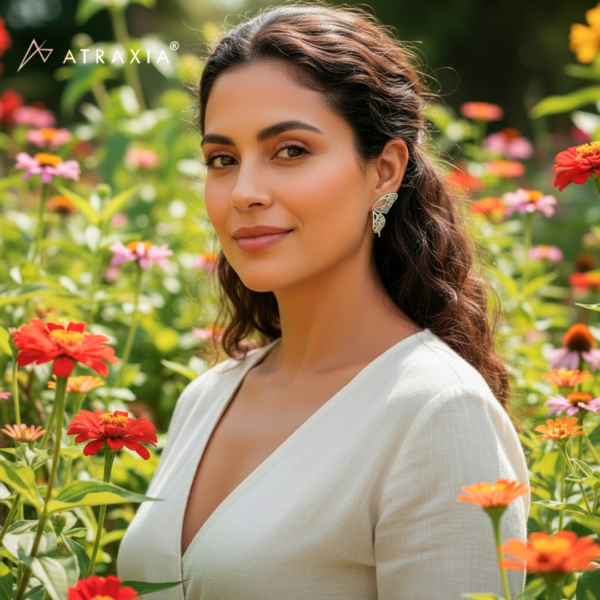 Aretes Mariposa Cola de Golondrina