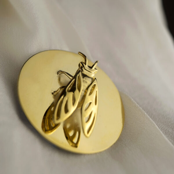 Cigarra Anillo y Broche